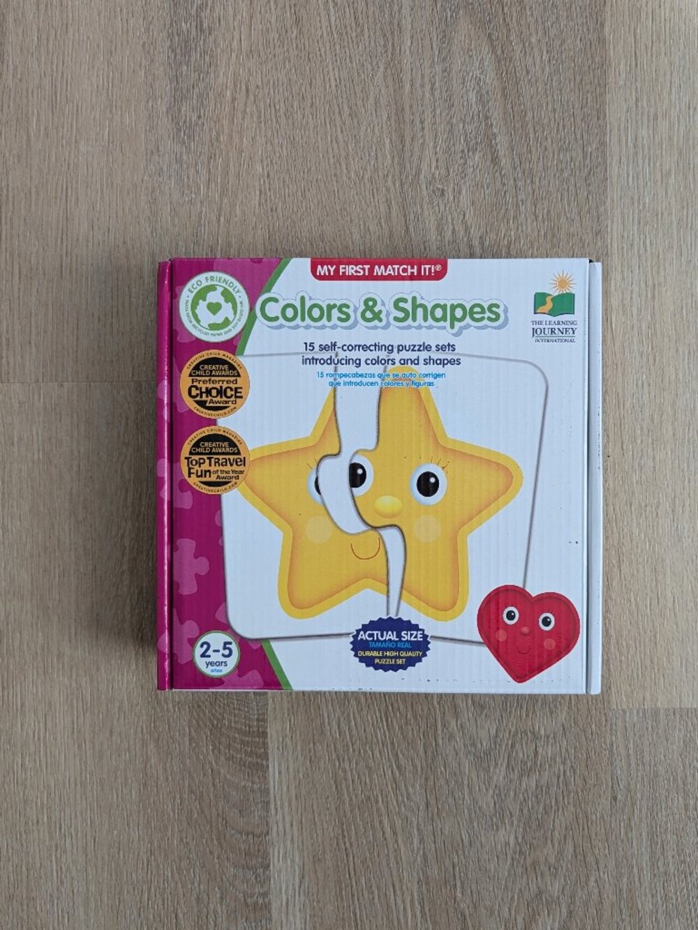 My First Match It - Colors and Shapes - Self-Correcting Matching Puzzles